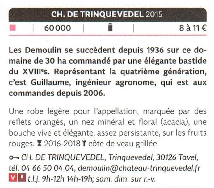 Sélectionné dans le Guide HACHETTE des vins rosés 2016-2017