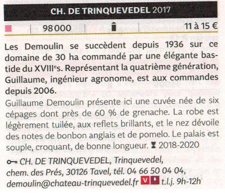 Sélectionné dans le Guide Hachette des Vins 2019