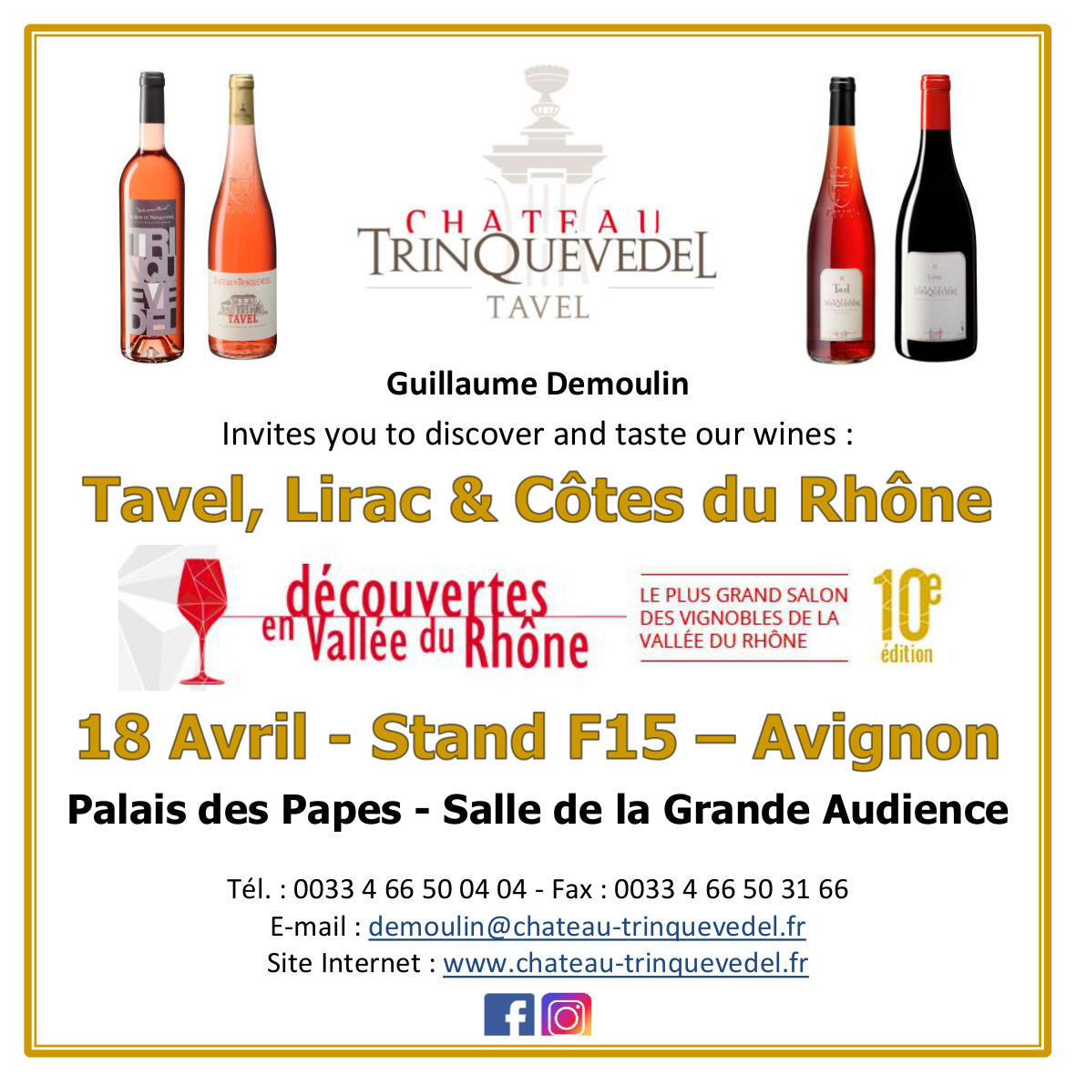 Découvertes en Vallée du rhône : We'll be there !